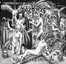 DECEPTION- Nails Sticking Offensive CD on SEVARED RECORDS / Butc